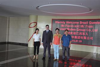 Brazil customer visit Wolwa Group