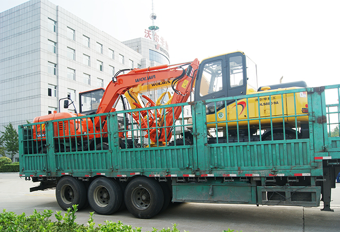 Wolwa 2 sets of excavators exported to Venezuela again