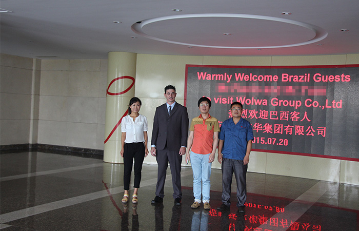 Brazil customer visit Wolwa Group