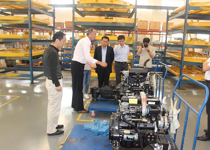 Korea Doosan Construction Machinery Company Visit Wolwa Group