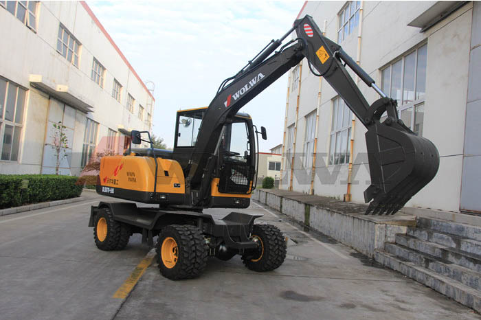 Wolwa Group Unveiled A Kind of New Wheel Hydraulic Excavator-Model DLS870-9M