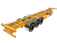 Skeleton semi trailer