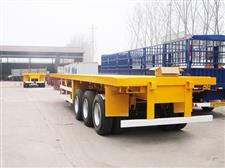 Flatbed semi trailer