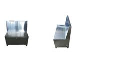 Double stainless steel seat