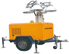 GNZM62C  hydraulic lift trailer type lighting tower