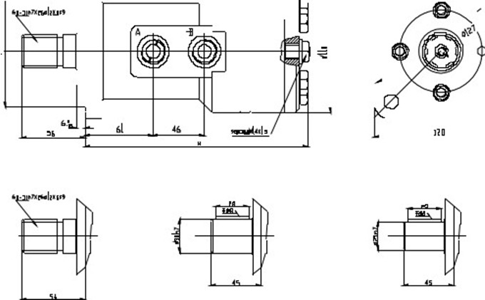 Axle support disc valve motorGN3