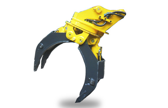 Excavator timber grab