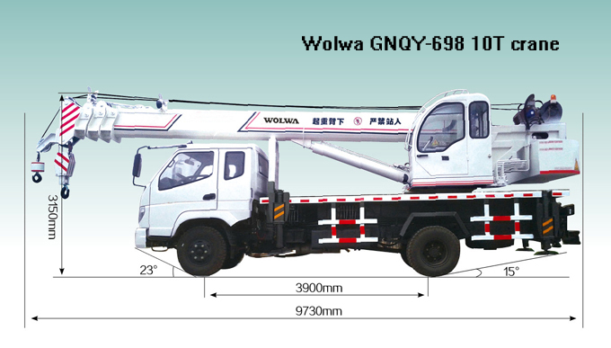 Wolwa GNQY-698 10T crane