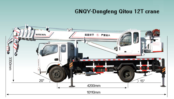 GNQY-Dongfeng Qitou 12T crane