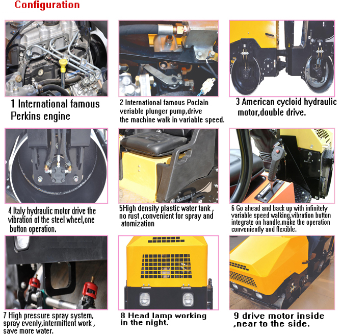 1.7 ton wolwa GNYL51C Driving roller