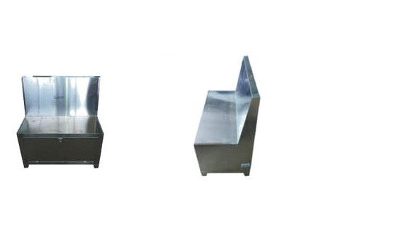 Double stainless steel seat
