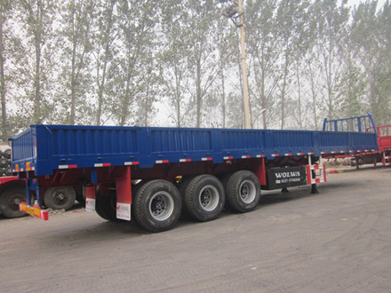 Drop side semi trailer