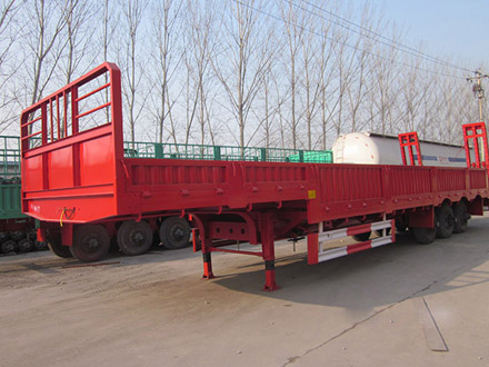 Drop side semi trailer