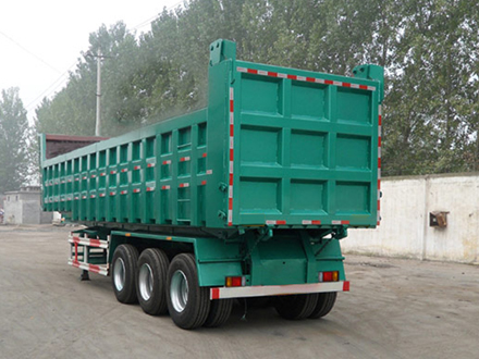 Rear semi trailer