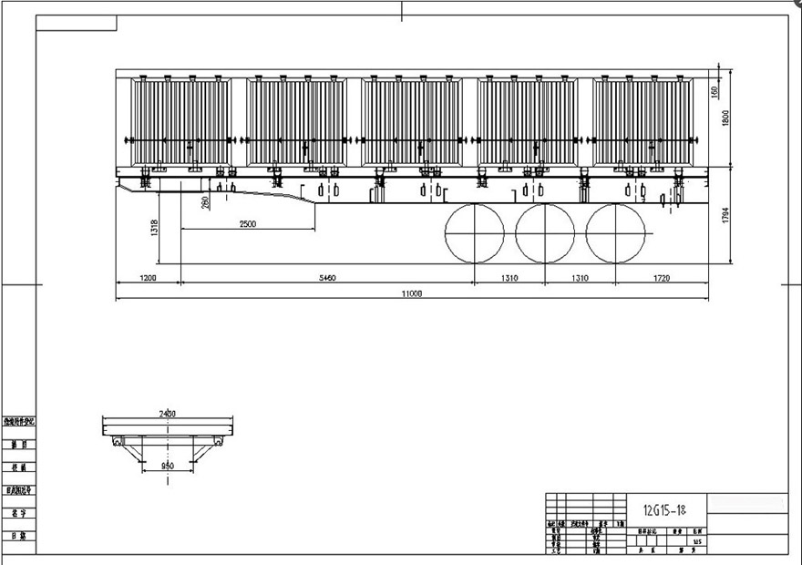 Side semi trailer