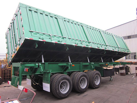 Side semi trailer