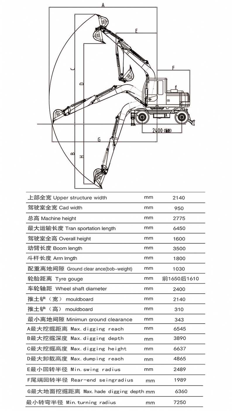 DLS890-9A wheel excavator